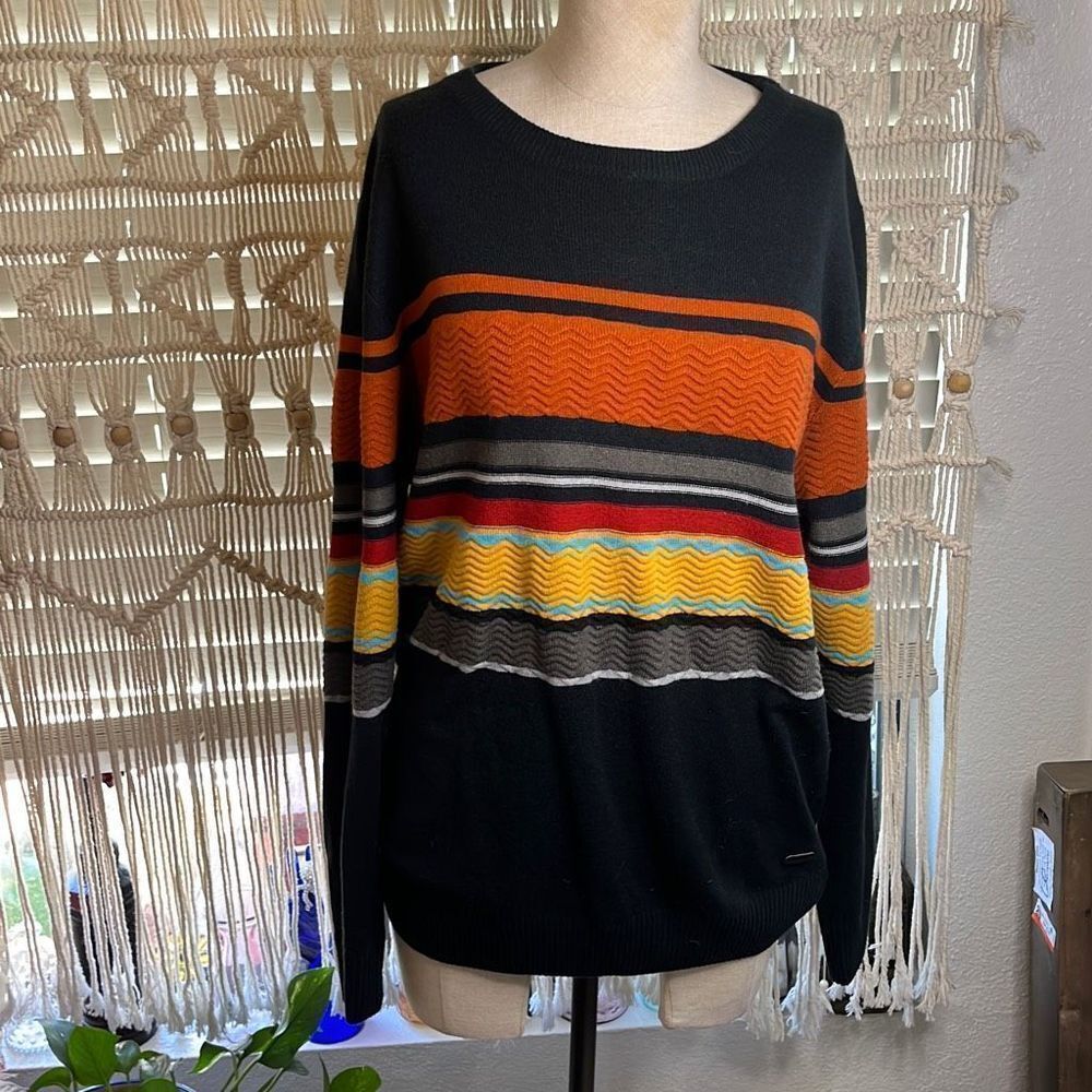 Soul Star England striped crew neck sweater xl MK Stroppy